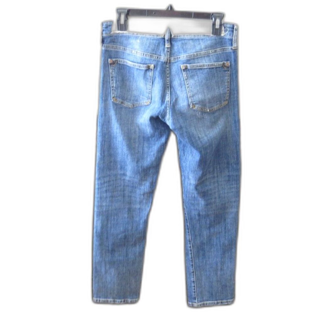 Pilcro Anthorpologie Women's Boyfriend Ripped Patchwork Jeans 27 EUC - Picture 6 of 11